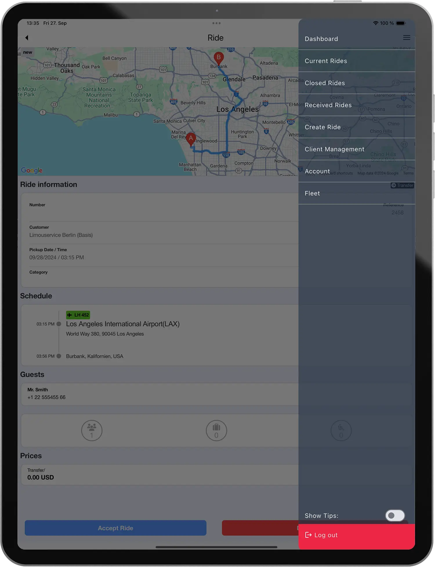 LimouAPP-Navigation