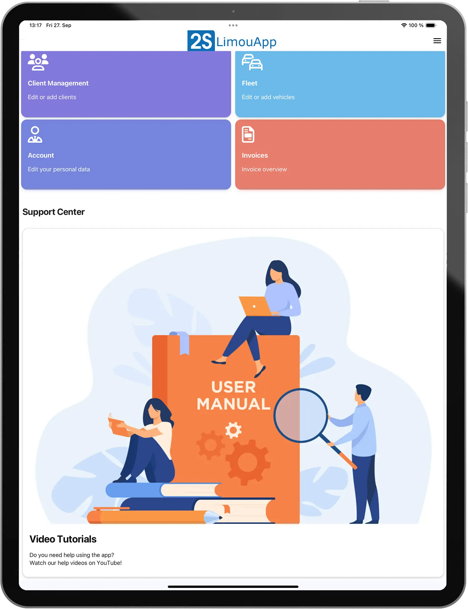 LimouApp-Start-Screen-manual
